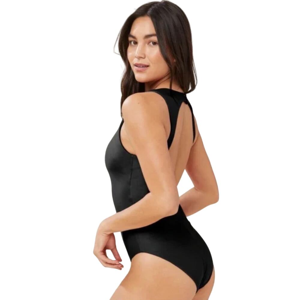 Andie Swim Black One Piece Swimsuit The Corsica - Picture 2 of 8